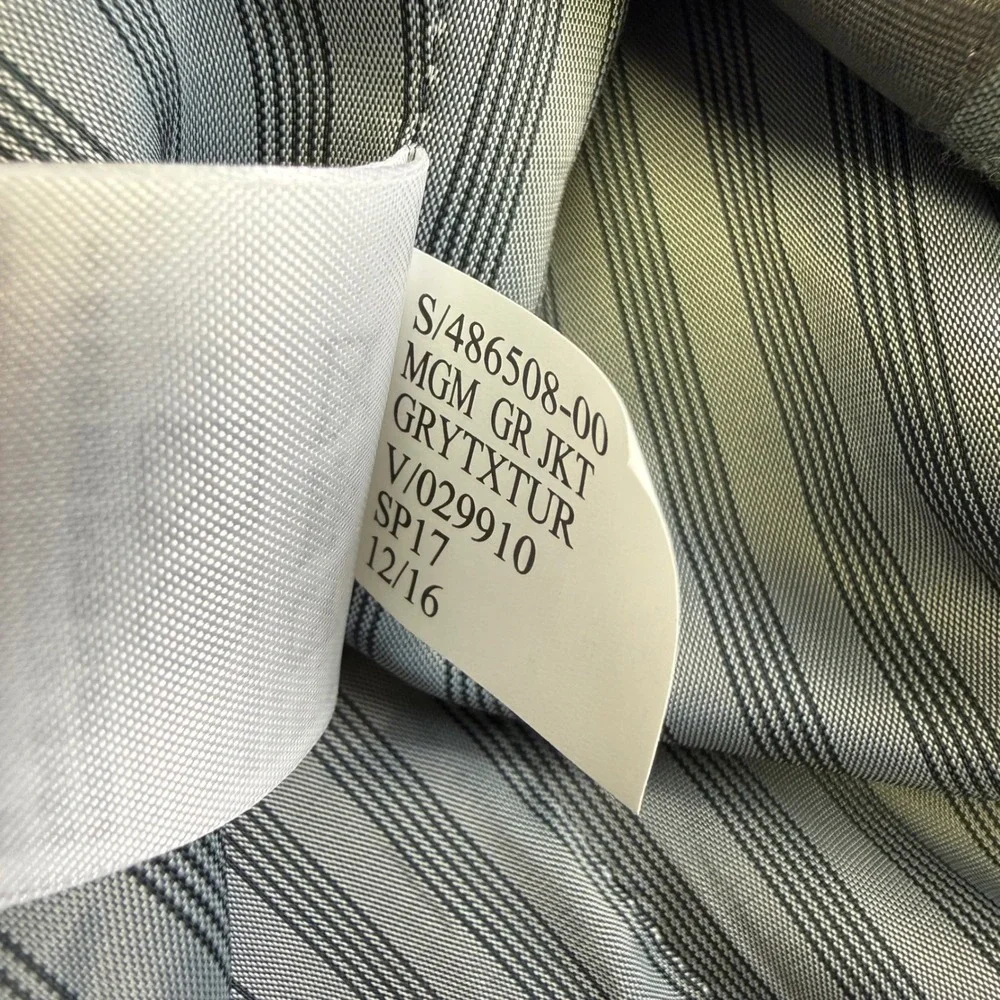 Banana Republic Blazer Mens 40R Grey Slim Fit Marzotto Italian Fabric Sport Coat